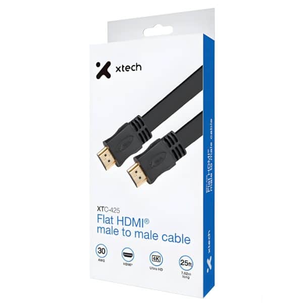 Cable de video HDMI a HDMI 7.6mt Xtech XTC-425