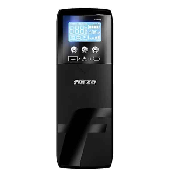 UPS Inteligente 1000VA/600W Torre Compacta, 10 salidas, LCD, Puertos USB de Carga, Software-120V
