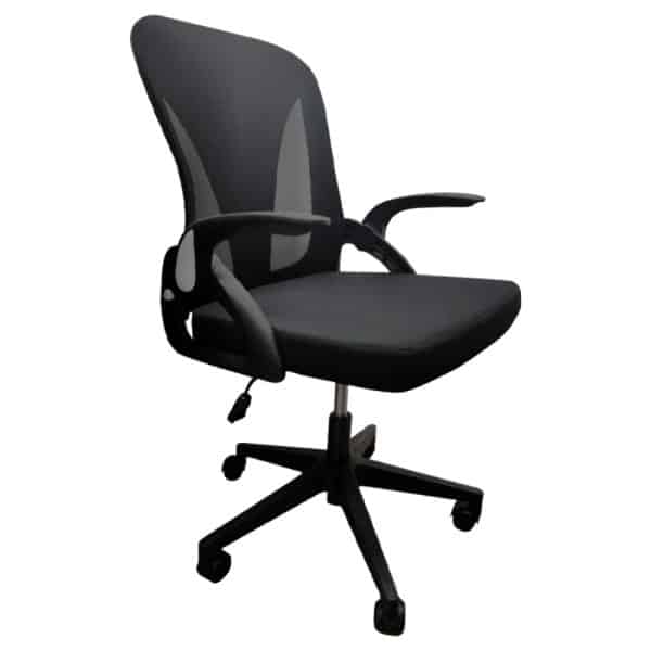 Silla Ejecutiva Plegable Brazo Ajustable Malla Peso Max 330Lb Ferrini Negro Clase 3