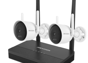 Kit de Cámaras Hikvision 4MP Wi-Fi Bullet + NVR (H.265)