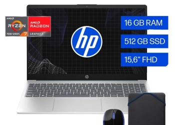 Portátil HP 15-FC0272LA – Ryzen 7 7730U / 16GB RAM / 512GB SSD / Windows 11 Home