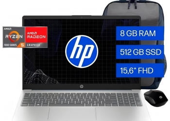 Portátil HP 15-FC0262LA  Ryzen 5 / 8GB RAM / 512GB SSD / Windows 11