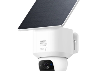 Cámara Inteligente EUFY SoloCam E30 2K Wi-Fi Exterior con Panel Solar 360°