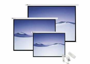 Pantalla de proyección diagonal motorizada KlipXtreme KPS-503