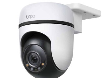 Cámara de Vigilancia Wi-Fi de 360 Grados para Exteriores con Vista 2K y Detección IA Tapo C510W