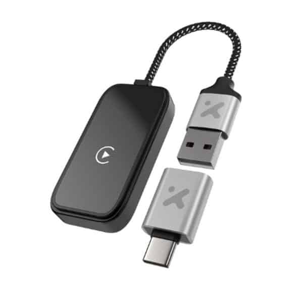 Adaptador Inalámbrico 2 en 1 CarPlay y Android Auto Xtech XTA-938