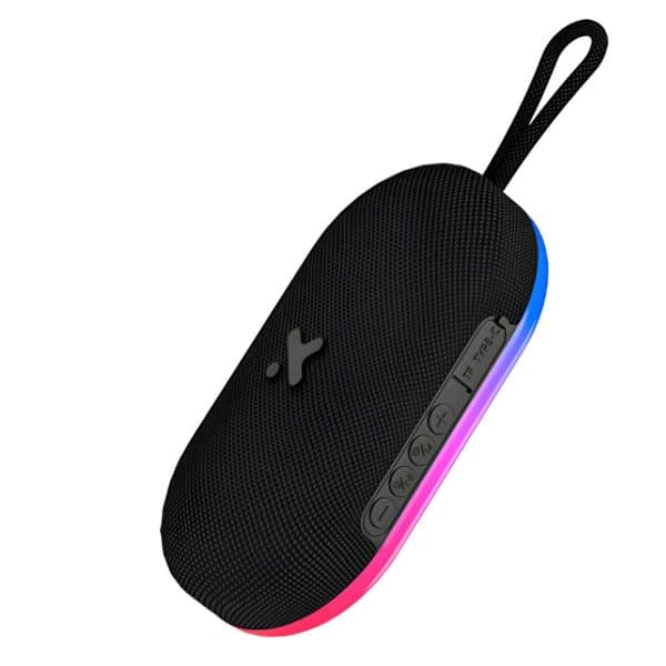 Bocina Bluetooth Portátil de 5 W con Luces LED y Base Magnética Xtech Pearl XTS-607