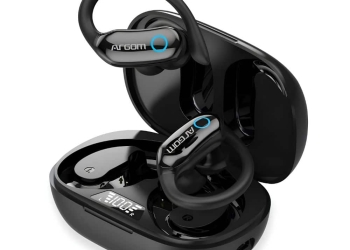 Audífonos Inalámbricos Bluetooth con Cancelación de Ruido ENC y Sonido Hi-Fi, Color Negro Skeipods E95